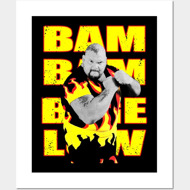 Bam Bam Bigelow Wall Art by RetroVania